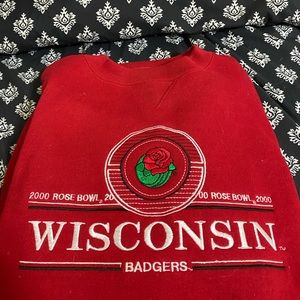 wisconsin 2000 rose bowl sweater